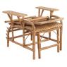 Manau and rattan lounger