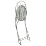 Grey metal foldable chair