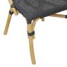 Bistro chair in rattan