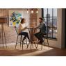 Bar chair in metal