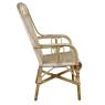 Fauteuil en manau et rotin