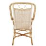 Fauteuil en manau et rotin