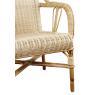 Fauteuil en manau et rotin