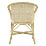 Manau and rattan armchair