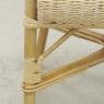 Manau and rattan armchair