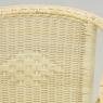 Manau and rattan armchair