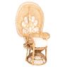 Rattan peacock chair