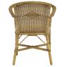 Manau and rattan armchair