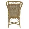 Manau and rattan armchair