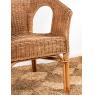 Fauteuil en moelle de rotin