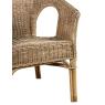 Fauteuil en moelle de rotin