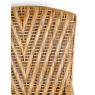 Manau and rattan armchair