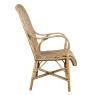 Manau and rattan armchair