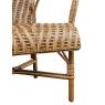 Manau and rattan armchair