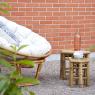 Rattan papasan chair with cushion