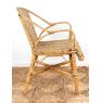 Fauteuil en lame de rotin
