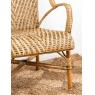Fauteuil en lame de rotin
