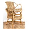Fauteuil en lame de rotin