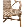Manau and rattan armchair