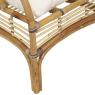 Fauteuil en rotin marron
