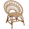 Natural rottan armchair