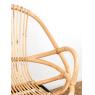 Rattan and metal chair 