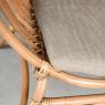 Fauteuil en rotin naturel rond