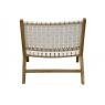 Teak and nylon armchair