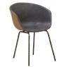 Imitation leather armchair
