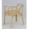 Natural rattan armchair 