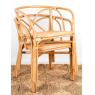 Natural rattan armchair 