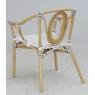 Natural rattan armchair