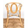 Natural rattan armchair