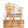 Natural rattan armchair