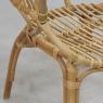 Armchair in natural rattan