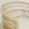 Natural rattan armchair