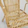 Natural rattan armchair