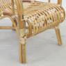 Natural rattan armchair