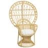 Natural  rattan peacock chair