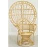 Natural  rattan peacock chair