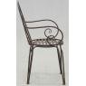 Vintage metal armchair