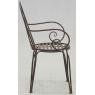 Vintage metal armchair