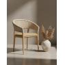 Fauteuil en teck et résine