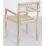 Armchair in teak wood