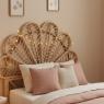 Natural rattan headboard 90cm