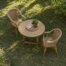 Round table in rattan