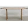 Oval table in acacia wood