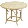 Round rattan table