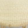 Round rattan table