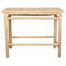 High table in teak wood